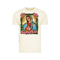 Vintage Arctic lady of guadalupe portrait Vintage Tee - BarkalooDesign