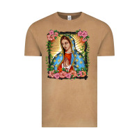 Vintage Camel lady of guadalupe portrait Vintage Tee - BarkalooDesign