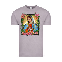 Vintage Zinc lady of guadalupe portrait Vintage Tee - BarkalooDesign