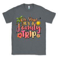 Charcoal Heather oh ship its a family trip summer vacation Classic Tee - MaliasSmallBusiness