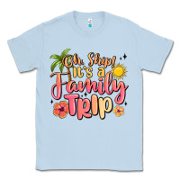Dusty Blue oh ship its a family trip summer vacation Classic Tee - MaliasSmallBusiness