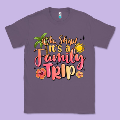 Oh Ship Its A Family Trip Summer Vacation Classic Tee Designed By Maliassmallbusiness