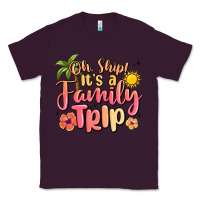 Plum oh ship its a family trip summer vacation Classic Tee - MaliasSmallBusiness