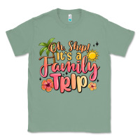 Sage oh ship its a family trip summer vacation Classic Tee - MaliasSmallBusiness