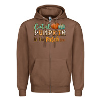 Chestnut cutest pumpkin in the patch Zipper Hoodie - BundleAndBundleShop