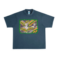 Midnight Navy mardi gras umbrella background Urban Heavy Tee - BarkalooDesign