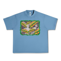 Pebble Blue mardi gras umbrella background Urban Heavy Tee - BarkalooDesign