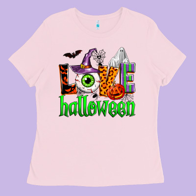 Love Halloween Ladies Tee Designed By Zillion Design Studio