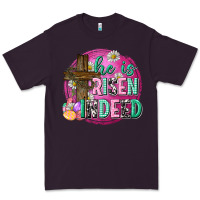 Plum he is risen indeed easter Premium Tee - Neo Western