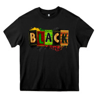 Black Black juneteenth Heavy Core Tee - Zillion Design Studio