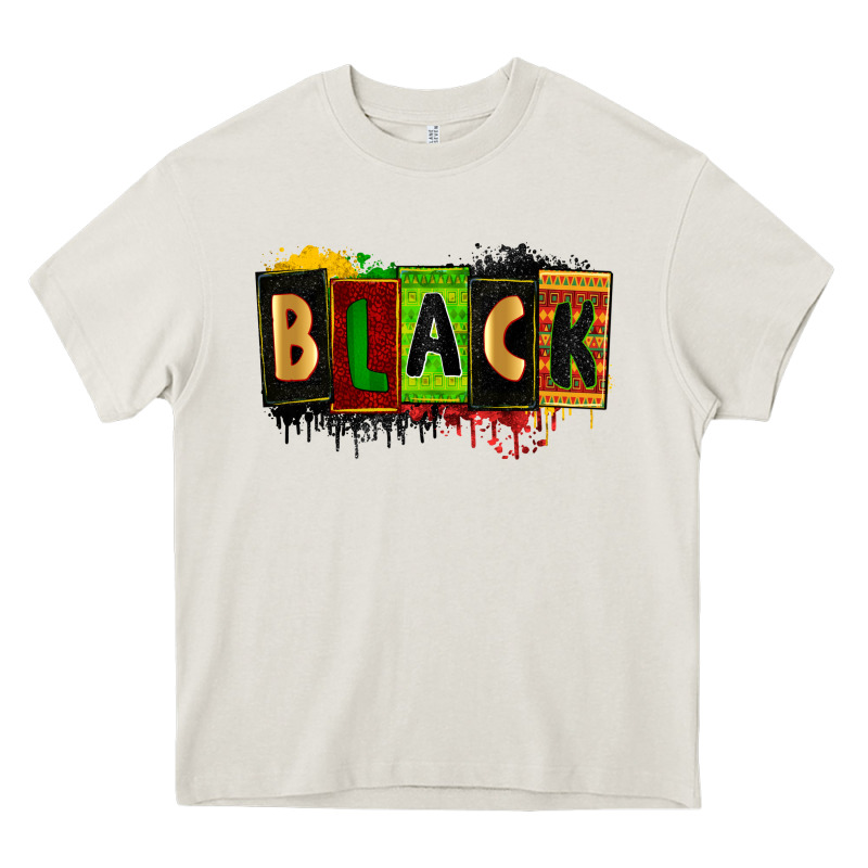 Black Juneteenth Heavy Core Tee by Zillion Design Studio | Teevron