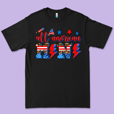 All American Mimi Premium Tee Designed By Adodesignshop