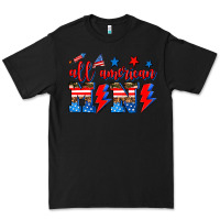 Black all american mimi Premium Tee - AdoDesignShop