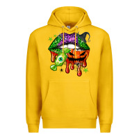 Lemon Halloween lips Premium Hoodie - NancyCooperArtShop