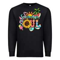 Black summer soul Premium Sweatshirt - NancyCooperArtShop