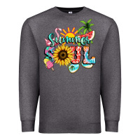 Charcoal Heather summer soul Premium Sweatshirt - NancyCooperArtShop