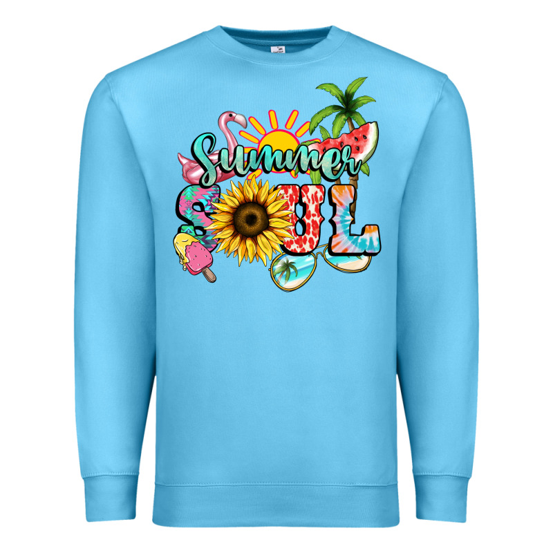Summer Soul Premium Sweatshirt by NancyCooperArtShop | Teevron