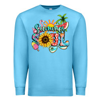 Ocean Blue summer soul Premium Sweatshirt - NancyCooperArtShop