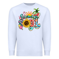 White summer soul Premium Sweatshirt - NancyCooperArtShop