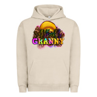 Pigment French Oak softball granny Urban Hoodie - OliviaCreatesArt