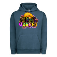 Pigment Midnight Navy softball granny Urban Hoodie - OliviaCreatesArt