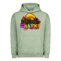 Pigment Oil Green softball granny Urban Hoodie - OliviaCreatesArt