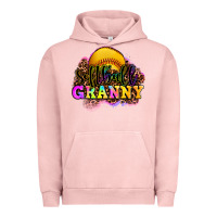 Pigment Salmon softball granny Urban Hoodie - OliviaCreatesArt