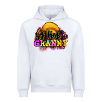 White softball granny Urban Hoodie - OliviaCreatesArt