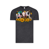 Vintage Black sunflower heifers Vintage Tee - Jasminsmagicworld
