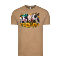 Vintage Coffee sunflower heifers Vintage Tee - Jasminsmagicworld