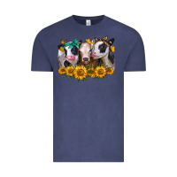 Vintage Denim sunflower heifers Vintage Tee - Jasminsmagicworld