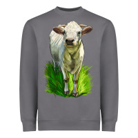 Storm Charolais Heifer Heavyweight Sweatshirt - LillyAllenDesigns
