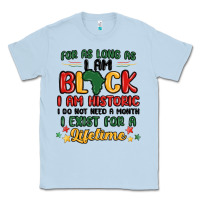 Dusty Blue black history month malia Classic Tee - MaliasSmallBusiness
