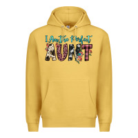 Antique Gold i am perfect aunt Premium Hoodie - JahusDesignShop
