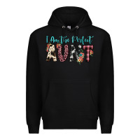 Black i am perfect aunt Premium Hoodie - JahusDesignShop