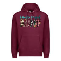 Burgundy i am perfect aunt Premium Hoodie - JahusDesignShop