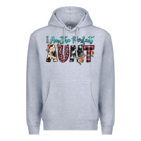 Heather Grey i am perfect aunt Premium Hoodie - JahusDesignShop