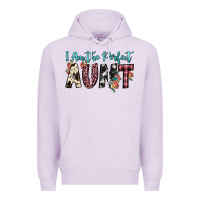 Lilac i am perfect aunt Premium Hoodie - JahusDesignShop