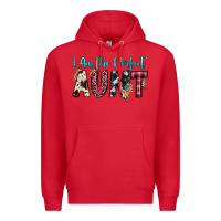 Red i am perfect aunt Premium Hoodie - JahusDesignShop
