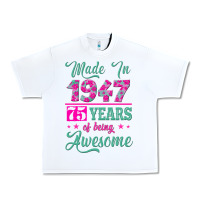 White made in 1947, 75 years of being awesome kopya Urban Heavy Tee - Jasminsmagicworld