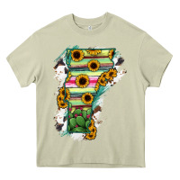 Mossy Vermont State Map Heavy Core Tee - RanaPortraitStore