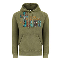 Vintage Olive let me tell you about my jesus Vintage Hoodie - Artiststas