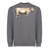Storm charolais cattle Heavyweight Sweatshirt - LillyAllenDesigns