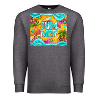 Charcoal Heather summer Premium Sweatshirt - NancyCooperArtShop