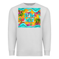 Dove Grey summer Premium Sweatshirt - NancyCooperArtShop