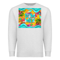 Oatmeal Heather summer Premium Sweatshirt - NancyCooperArtShop