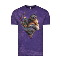 Cloud Purple Sloth Vintage Tee - LillyAllenDesigns