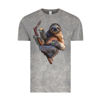Cloud Rock Sloth Vintage Tee - LillyAllenDesigns