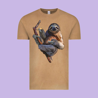 Sloth Vintage Tee Designed By Lillyallendesigns