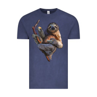 Vintage Denim Sloth Vintage Tee - LillyAllenDesigns